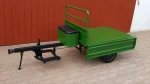 Transportwagen Anhänger für Rasentraktor & Kleintraktor Kipper – Bild 6